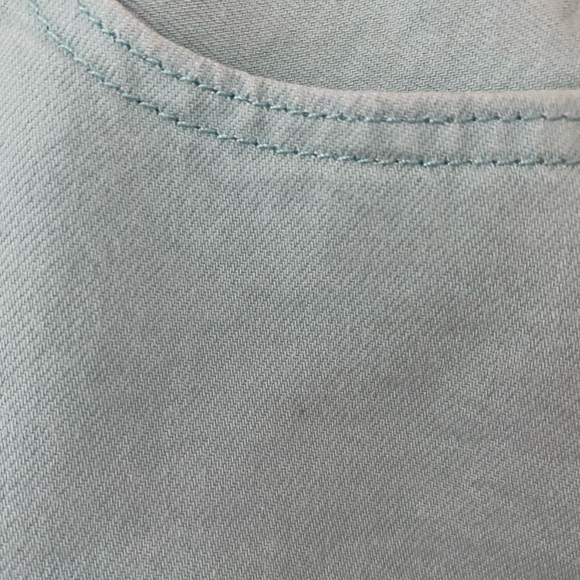 Levi's 501 sky blue denim button fly cutoff shorts size W30 - Picture 8 of 9